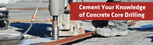 Concrete Core Drilling Services | R.J. Potteiger Inc.