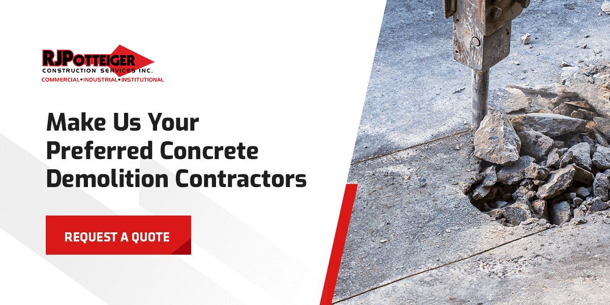 Make Us Your Preferred Concrete Demolition Contractors